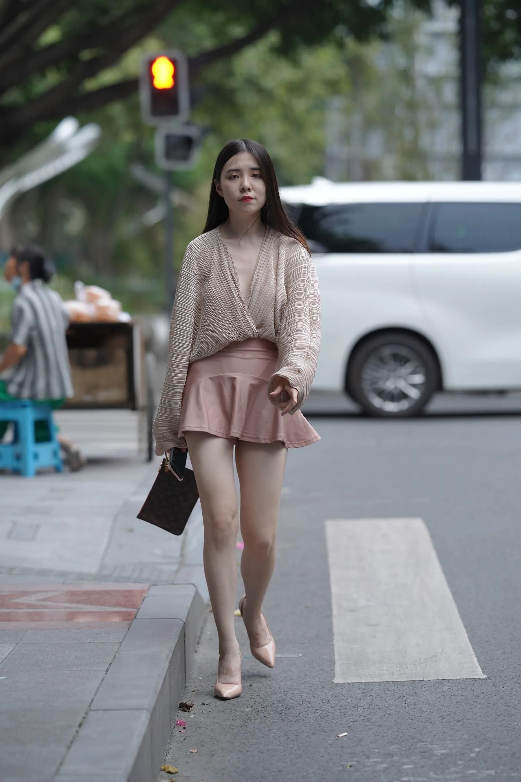 魔镜街拍 NO.167 可爱的粉色短裙小姐姐 [495P]插图1